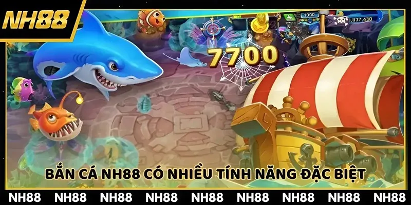 Bắn cá NH88 sở hữu nhiều tính năng hấp dẫn